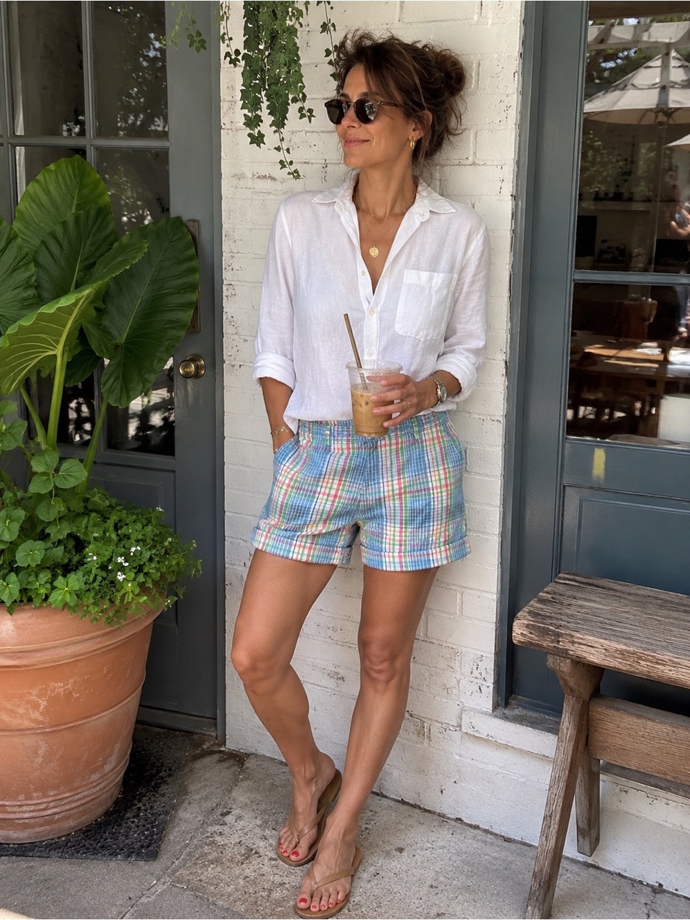Vineyard Vines Plaid Cotton Shorts